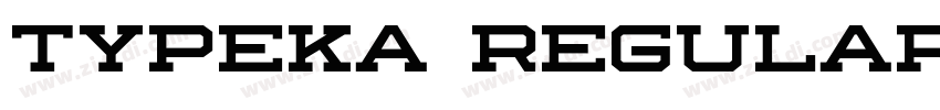 Typeka Regular字体转换